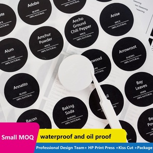 Tùy chỉnh Vinyl Nhãn dán nhãn in ấn cho phòng đựng thức ăn chai nhãn tự dính không thấm nước dầu bằng chứng nhà bếp gia vị Jar nhãn - Product Image 3