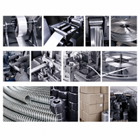 Tuyau flexible ondulé en métal recouvert de PVC pour la protection des câbles électriques