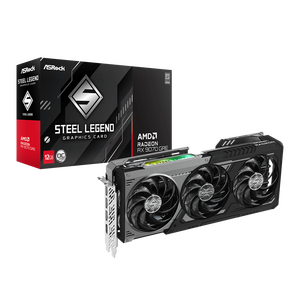 Nueva Tarjeta de Video AsRock Radeon 9070 GRE STEEL LEGEND Dark 12GB OC PCIe5.0 VGA GPU RX9070 para PC de Juegos de Escritorio 9070 Gre 2025 - Product Image 1