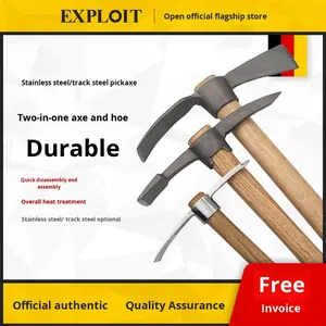 <span class=keywords><strong>Pioche</strong></span> à main professionnelle, mini, portable, multifonctionnelle, pour le travail du bois, outils agricoles, camping, <span class=keywords><strong>pioche</strong></span> tranchante - Product Image 2