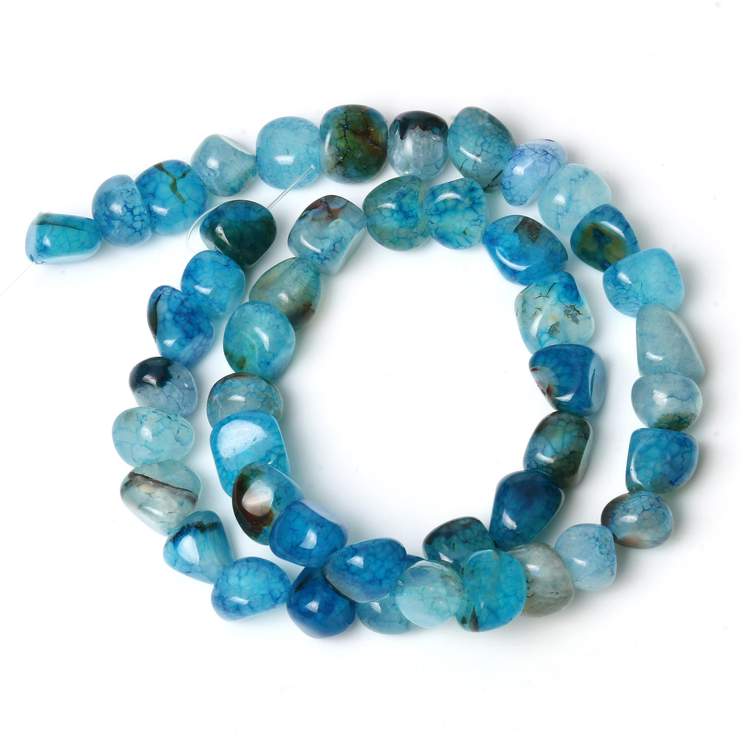 หินโมรามังกรสีฟ้าแบบไม่สม่ำเสมอ