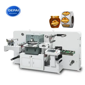High speed roll to sheet label flatbed die cutting machine with CE