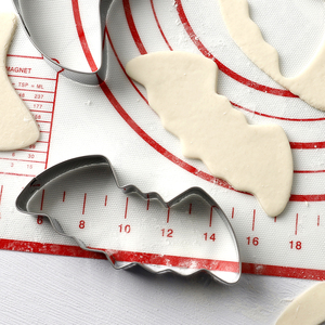 Hot bán Halloween 6-Piece dùng một lần thép không gỉ DIY Baking công cụ bí ngô BAT ma kẹo hình dạng Cookie cutter bakeware - Product Image 4