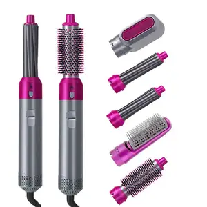 Điện Styling Toot Set Tiêu Cực Ion Hot Máy Sấy Không Khí Bàn Chải Tóc Ép Tóc Lược Curler 5 Trong 1 Tóc Styler Cho Phụ Nữ