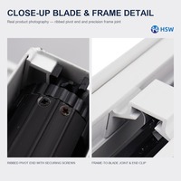 Difuser Slot Linear Modern untuk Sistem HVAC Desain Tersembunyi Bilah yang Dapat Disesuaikan Penutup Ventilasi Aluminium