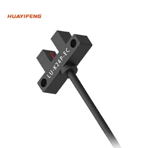 Huayifeng Sensor fotoelektrik Sensor optik, jarak penginderaan 5mm NPN/PNP LU-K24-EC