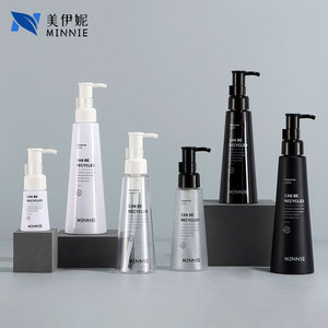 Minnie Transparent Cone Shaped Pet Bottle 30ml 150ml Portable For Toner Serum Lotion Makeup Remover - Product Image 3