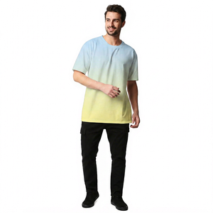 T-shirt pour homme de haute qualité, best-seller, surdimensionné, 100% coton, couleur unie, respirant, séchage rapide, décontracté, logo personnalisé - Product Image 1