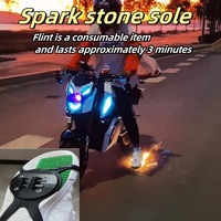 Protège-chaussures à semelle en silicone et acier inoxydable, best-seller, avec fonction allume-feu Flint Spark pour vélos et motos
