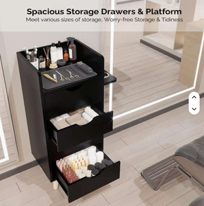 Multi-purpose <b>Cart</b> With Wheels Professional Beauty Salon Furniture Metal Laboratory Trolley Storage <b>Tool</b> Spa Auxiliary Drinks - Product Image 4