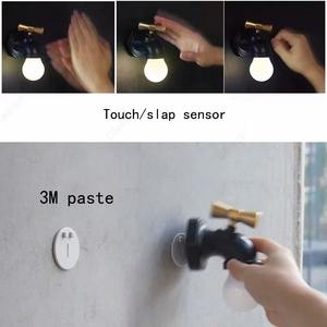 Mini Cute Faucet Wall Lamp Creative Outdoor <b>Indoor</b> Small Night <b>Light</b> USB Charging Living Room Bedroom Staircase Decorative <b>Light</b> - Product Image 4