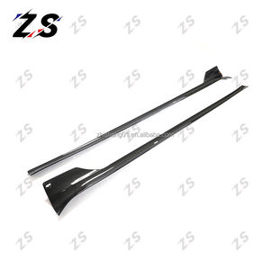 Extension de jupes latérales modèle S en Fiber de carbone ZS pour Tesla modèle S Plaid 4 portes électrique 2021-2023 - Product Image 2