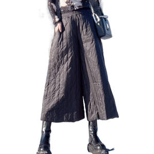 <span class=keywords><strong>Culotte</strong></span> de invierno súper suelto, <span class=keywords><strong>Pantalones</strong></span> de algodón para mujer, ropa de nieve elegante, <span class=keywords><strong>Pantalones</strong></span> de pierna ancha, <span class=keywords><strong>Pantalones</strong></span> holgados a prueba de viento gruesos Vintage - Product Image 5