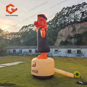 Danseur d'<span class=keywords><strong>air</strong></span> gonflable géant personnalisé en forme de dessin animé, mascotte gonflable pour la décoration extérieure des centres commerciaux - Product Image 5