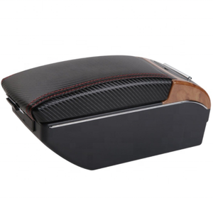 <span class=keywords><strong>Allemagne</strong></span> Boîte d'accoudoir en cuir PU pour <span class=keywords><strong>VW</strong></span> Golf7/MK7 Glissière de conception sans USB et accessoires d'intérieur à double couche - Product Image 3