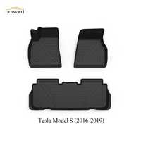 Tapis de sol de voiture sur mesure, fabrication OEM, respectueux de l'environnement, imperméable, pour Tesla Model S 2023, sans odeur, en TPE