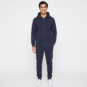 Nuevo Conjunto Deportivo 2 en 1 con Capucha y Estampado Acid Wash 2026, Ropa Deportiva Informal de Moda para Hombre, 100% Algodón - Product Image 1