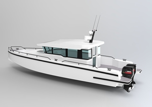Yacht de Luxe de 11,6 m en <span class=keywords><strong>Aluminium</strong></span> Entièrement Soudé, <span class=keywords><strong>Bateau</strong></span> Cabine, <span class=keywords><strong>Pêche</strong></span> Walk Around, Loisirs, à Vendre - Product Image 2