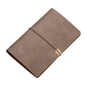 Yaratıcı deri ciltli iplik dikiş bağlı 100 SheetsRetro avrupa seyahat ayrılabilir, A6 Mini taşınabilir dizüstü - Product Image 3