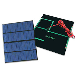 AK Hersteller Small Size Mini Epoxy Solar panel Modell 135*165 6V 550MA Lade Power Bank von Solar Panels Plus 1m Draht - Product Image 3
