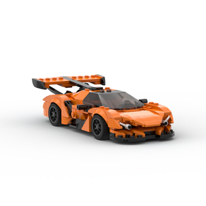 MOC M03121 Coche de Ciudad de Alta Velocidad, Campeón de Carreras, Superauto Clásico, Bloques de Construcción, Ladrillos de Carreras, Súper Técnica, Garaje Creativo, Set DIY - Product Image 4