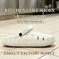 Chaussures de chef CHUDUN antidérapantes, imperméables, anti-odeurs, respirantes, légères, avec dessus en EVA et semelle en caoutchouc, sabots de travail à plateforme