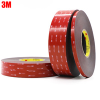 Ruban de fixation 3M VHB 5952 noir 1,1 mm, ruban adhésif en mousse imperméable, ruban adhésif acrylique double face 3M haute résistance