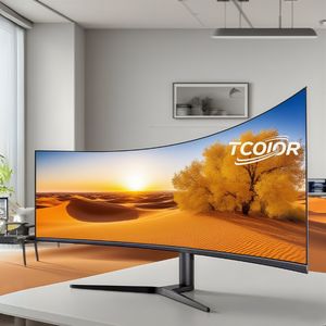 24 27 32 34 дюймов ультра широкий изогнутый экран монитор 165 Гц 4K 3440*1440 21:9 с дыхательным светом игровой монитор трейдер - Product Image 1