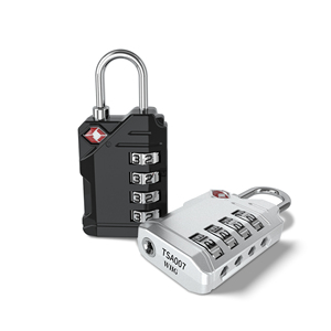 4 chữ số du lịch hành lý kết hợp khóa resettable TSA mã ổ khóa - Product Image 1