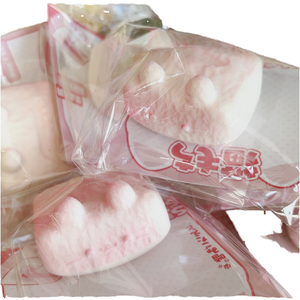 CHENXI Nuevo Juguete Blandito de Arroz Cuadrado con Forma de Gatito Rosa de 6cm, de PU Súper Suave, para Aliviar el Estrés, Regalo para Momentos de Relajación - Product Image 1