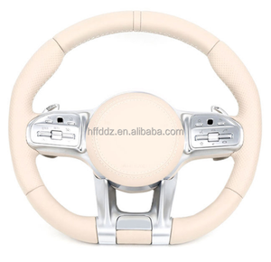 Volante de Fibra de Carbono para <span class=keywords><strong>Mercedes</strong></span> Benz AMG C63 E63 E55 GT FLE GLS A35 GLB35 <span class=keywords><strong>CLA</strong></span> G63 - Product Image 1