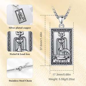 Merryshine греческая мифология медные украшения для духовной защиты символ Таро ожерелье амулет ювелирные изделия - Product Image 6
