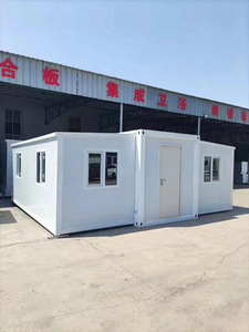 منزل حاوية وحدات قابلة للتوسيع 40 قدمًا 20 قدمًا في فيلا XH منزل متنقل جاهز للماء 2 3 4 <span class=keywords><strong>5</strong></span> غرف نوم فندق مكتب خشبي من الفولاذ - Product Image 3