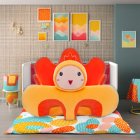 Coussin d'apprentissage pour bébé Dingbolai Jieyu personnalisé, mignon, en forme de dessin animé, en peluche, rembourré en mousse, canapé pour enfants, respectueux de l'environnement
