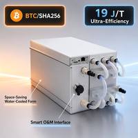 Miner de Bitcoin Bitmain Antminer S19 XP+ Hyd 293T 252T refroidi par eau SHA256 19J/T pour ferme minière