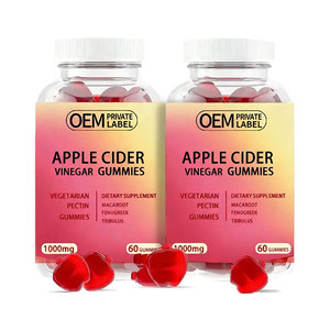 Permen Jeli Cuka Apel Organik Label Pribadi OEM/ODM - Dengan <span class=keywords><strong>Vitamin</strong></span> B9 & <span class=keywords><strong>B12</strong></span> untuk Mendukung Detoksifikasi - Product Image 1