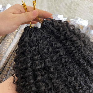 Saga Cheveux Humains au Crochet Ondulés et Mouillés, Style Boho Locs, Cheveux Ondulés Effet Eau pour Tresses et Coiffures à Tresser avec Texture Douce Naturelle - Product Image 1