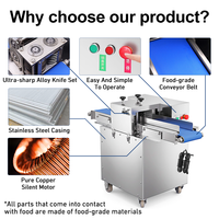 Machine à découper les filets de poulet frais en acier inoxydable, prix usine, pour l'industrie avicole, les centres de restauration et les ateliers alimentaires