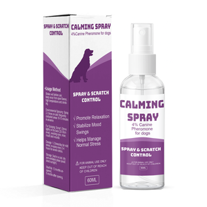 สเปรย์ปลอบประโลมสุนัขจากธรรมชาติ – ฟีโรโมนสุนัข 4% บรรเทาความวิตกกังวล (ส่งตรงจากโรงงาน) - Product Image 1