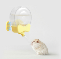Botol Minum Hamster Yee dengan Penyangga Magnetik, Vakum, Otomatis, Anti Bocor, Kapasitas Besar untuk Hamster Syria dan Hamster Dwarf