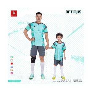 Usine directe vêtements de football maillots Logo personnalisé impression par transfert de chaleur 100% polyester unisexe tissu écologique nouveaux ensembles de modèles - Product Image 1