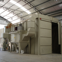 Cabine de grenaillage fabriquée en Chine Machine Pot Air Blasting Conteneur Chambre Sablage
