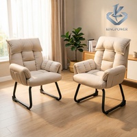 Fauteuil de détente pour la maison, fauteuil inclinable avec dossier pour chambre et dortoir, confortable pour les longues sessions assises