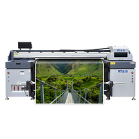 Impresora de inyección de tinta eco-solvente de alta velocidad I3200 híbrido UV de gran formato para papel tapiz de tela pegatina de coche máquina de plóter de PVC