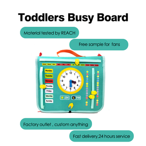 Toddler Busy Board Educational and Skill <strong>Development</strong> Product for Kids Dress Toy Kids <strong>Learning</strong> Board - Product Image 4