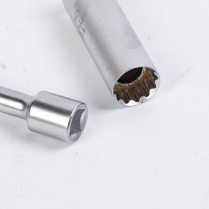 <b>Socket</b> Wrench 1/2 In Chromium Vanadium Steel Nickel Plated Industrial Grade Air Screwdriver Sleeve Extended Ratchet Tool - Product Image 2