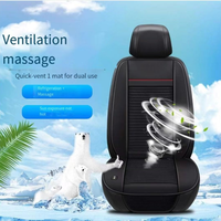 Coussin de siège de voiture universel de haute qualité, 12V, avec refroidissement électrique, ventilation, massage du dos, respirant, pour voiture, SUV, camionnette, camion