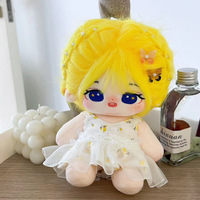 Jouet en peluche coréen personnalisé poupée étoile peluche Kpop poupée en peluche avec bas quantité minimale de commande doux cadeau de dessin animé de mode