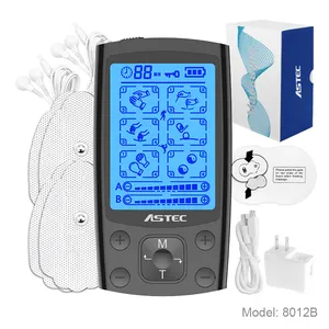 Pain relief purpose portable Mini Electronic Pulse Electric Massager 510k approved 24modes AB channel mini Ems Tens Unit