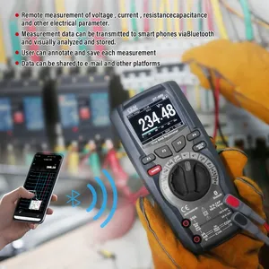 Multímetro digital industrial CEM Professional True <span class=keywords><strong>RMS</strong></span> portátil con pantalla LCD TFT en color - Product Image 4
